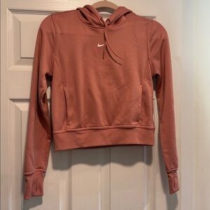 Nike Women's XS Therma-FIT One Hoodie FB5210 Rose Cropped